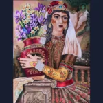 گلدوزی به سبک نقاشی کد شماره 1