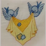 گلدوزی با چرخ صنعتی کد شماره 10