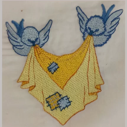 گلدوزی با چرخ صنعتی کد شماره 10