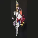 گلدوزی با چرخ صنعتی کد شماره 3