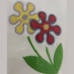 گلدوزی با چرخ صنعتی کد شماره 8