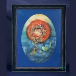 نقاشی روی پارچه کد شماره 2